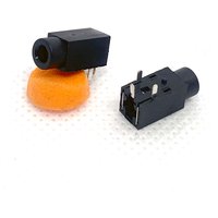 10pcs 2.5mm Audio Jack PJ-211A Horizontal 3PIN Plug-in DIP Mono Stereo Detection Headphone Base Connector