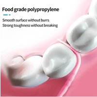 Premium Disposable Toothpick Set, 200 Counts Double-ended Fruit Sticks, Compact Portable Box for Home & Travel