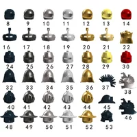 Helmet armor shield weapon castle knight Crown King Dragon hat crash helmets accessory building block brick assemble particles