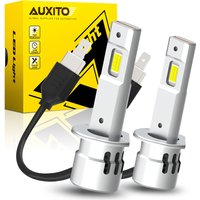 AUXITO 2Pcs Turbo H1 LED Headlight Bulb H1 LED Canbus High Beam Light for Ford Fiesta MK7 MK2 Mondeo 4 Hyundai Opel Astra H Audi