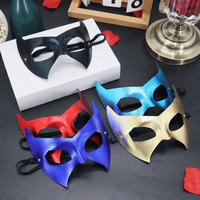 Bühnenauftritt Maskerade Halbgesichtsmaske Stilvolle Gotische Fledermaus-Augenmaske Punk Verstellbare Venezianische Maske Rollenspiel