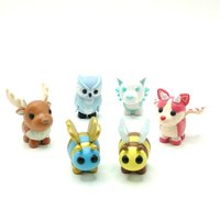 Original Adopt Me Pets Bee Owl Reindeer Action Figures Collection Toy Decoration Toys Children's Christmas Gifts