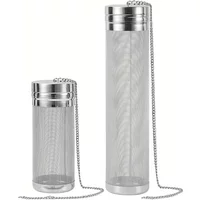 300 Micro Beer Dry Hopper Filter Stainless Steel Strainer Hop Spider Mesh For Cornelius Keg Home Beer Brewing Kettle