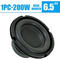 Max 200W 6.5 Inch Bass Speaker Subwoofer 4ohm, High-Quality Universal Car Audio Accessory Suitable for Home and Car Modification