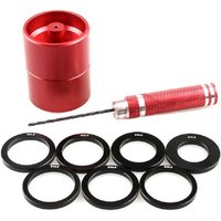 Homemade Tamiya four-wheel drive accessories, modification tools, wheel hub punch, wheel hub punching tool, drill