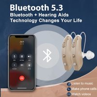 Rechargeable Digital BTE Hearing Aid with Bluetooth Deaf Mini Sound Amplifier Drop Shipping