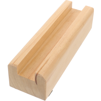Solid Wood Floor Mirror Base Heavy Stand for Fixed Pad Holder Full Length Wooden Minimalist Decor