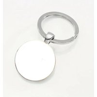 Retro Keychain - Zinc Alloy Circular Pendant for Men's and Women's Christmas Anniversary Birthday Gifts Retro Style Sports Enthu