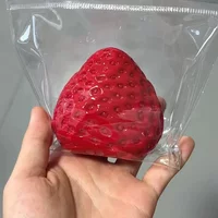 Large size Strawberry Taba Squishy Fidget Toy Stress Ball Squeeze Gift Slow Rebound Stress Relief Toy for Adults Office Party