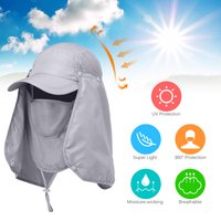 Outdoor Sport Hiking Visor Hat UV Guard Face Neck Cover Fishing Sun Fishing Hat Fishing Sun Hat Hiking Visor Hat