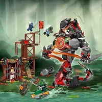 734PCS Compatible city ninjagoing toys Dawn of Iron Doom action figrues Building Blocks Toys birthday gift for Kids