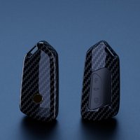 ABS Carbon Key Case For VW Golf 8 ID4 Cupra Formentor Tarraco Mk7 Gti Mk8 Skoda Octavia 4 Seat Leon Mk4 Keychain Accessories