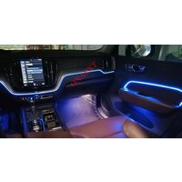 For Volvo XC60 2018-2022 LED Decorative Ambient Light Button App Control Car Atmosphere Door Dashboard Lamp illuminated Strip