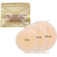 3 Pairs Reusable Adhesive Silicone Nipple Covers Pasties Full Coverage No Show Seamless Sticky Bra Breast Petals Stickers