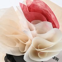 🛒40Pcs/set Floral Bouquet Packaging Materials Korean Extractable Milk Cotton Paper Flower Wrapping Liner Paper