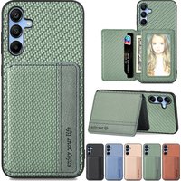 RFID Leather Wallet Case For Samsung Galaxy A07 A17 A37 A57 A56 A36 A16 A06 A05 A15 A25 A35 A55 A14 A24 A54 A53 5G 4G Back Cover