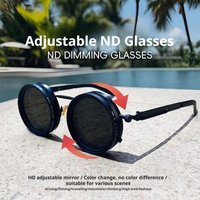 Adjustable ND Polarized Sunglasses - Aviation Aluminum-Magnesium Frame with Smart Photochromic Lens for Outdoor Travel