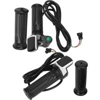New 36V/48V LCD Electric Quantity Display with Switch EBike Speed Governing Throttle Grip 6 Cores Electric Throttle Grip