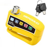 Motorcycle Alarm Lock Bike Disc Lock Warning 110DB Security Alloy Anti Theft Lock Waterproof Rotor Padlock Brake Lock