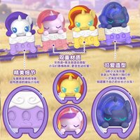 My Little Pony Friendship Train Series 1 Blind Box Twilight Sparkle Fluttershy Mini Figure Cute Pony Toy Collectible Doll Gifts