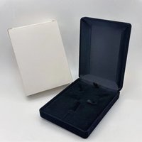 New Velvet Jewelry Set Gift Box Tray Necklace Ring Earrings Bracelet Display Holder Jewellery Packaging Case for Women Wedding