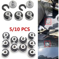 Motorcycle Rear Fender Seat Nut Kit for Harley Sportster Street Bob Softail 1996-2017 Mount Nut Bolt Quick Release Aluminum