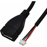 USB to 4P MX1.25 cable, 4P MX1.25 Female to USB 2.0 Female/ Male Cable USB to Dupont 4 pin Data Cable 50cm