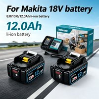 For Makita 8ah/10ah/12AH Battery replaceable for Makita 18V Battery ,power tools DDF487 DGA404 DTW700 Lithium-ion Battery