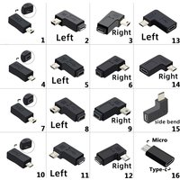 1 PCS V3 To V8 Adapter Mini Mini USB Female Mini T Port 5P Male Conversion Android Elbow Left/right/up/down