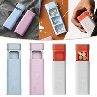 1x Mini Daily Medicine Tablet Case Dispenser Container Pill Box Organizer UK
