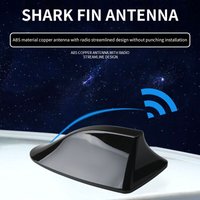 KMT Universal Car Radio Shark Fin Antenna Roof Modification Tail with Signal Radio Antenna Decoration Punch-Free