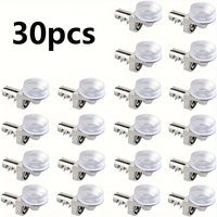 22/30Pcs Shelf Pegs 5mm Shelf Support Pins Glass Cabinet Shelf Bracket for Bookcase Cupboard Furniture Closet