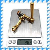 AliExpress NONE ONGE Titanium Axle Bike Seatpost Clamp For Brompton Folding Bike Bicycle Seat Post Quick Release Clamp For 3SIXTY