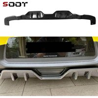For Suzuki Swift Sports ZC33S Series Carbon Fiber Rear Lip Diffuser Back Bumper Spoiler Separator Upgrade Car Auto Parts