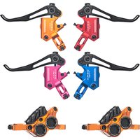 AliExpress NONE IIIPRO R2X4 Hydraulic Disc Brake 4 Piston Caliper Internal Routing Quick Release for MTB Trail Mountain/AM XC Bike Accessories