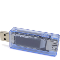 USB Current Voltage Capacity Tester 0.91 Inch OLED Display Volt Amp Meter for Charger Power Bank Battery Capacity Test