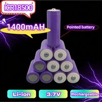 Premium 18500 Rechargeable Li-ion Battery | 3.7V 1400mAh, Special for High-Lumen Flashlights & Mini Power Tools