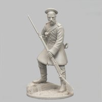 54mm resin unpainted model kit, military theme, Russian bomberman figure and unpainted GK, 1814R