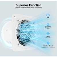 6-inch Exhaust fan metal ventilation fan ventilation system kitchen and bathroom Air Ventilation Blower