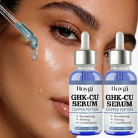 Copper Peptide Serum GHK-Cu Face Firming Lifting Fade Fine Lines Shrink Pores Barrier Repair Hyaluronic Acid Moisturizer 30ML