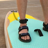Coiled Leash Leg Rope Kit Paddle Board Surfboard Portable 10 Feet Surfing Board Stand Up Safety Watering Elements