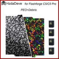 HzdaDeve Creator 5ă5 Pro Build Plate Double Sided Smooth Board Heated Print Bed |256X256MM PEI PEO Sheet Spring Steel Flexible