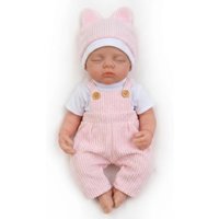 NPK 12inch Full Solid Silicone Lifelike Reborn Bebe Doll Flexible Elastic Super Soft Mouth Can Open Irys Squish Silicone