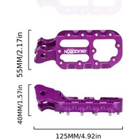 CNC Wide Foot Pegs For Sur Ron Light Bee S X E Ride Pro SS 2.0 3.0 SR 79Bike Falcon GT Electric Dirt Bike Footrest Pedals