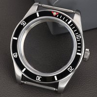 39mm Waterproof Men's Watch Case AR Domed Sapphire Crystal For BB58 NH34 NH35 NH36 NH38 NH70 NH72 Automatic Movement 28.5mm Dial