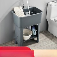 Laundry Pool Balcony Household Outdoor Laundry Desk Washbasin Plastic Washbasin Sink Washbasin Outdoor Laundry Sink