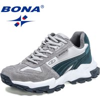 BONA 2023 New Designers Athletic Breathable Footwear Running Shoes Men Comfortable Sneakers Man Zapatillas Walking Jogging Shoe