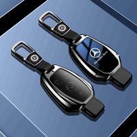For Mercedes Benz AMG A B C E GL S GLA GLK Class W204 W205 W212 Zinc Alloy Car Smart Remote Key Case Cover Shell Car Accessories