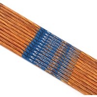 6/12pcs ID6.2mm Wood Skin Arrow Tube Spine 350 400 450 500 550 600 700 Carbon Arrow Shaft with Wooden Patien