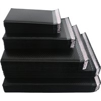 Pink Black Bubble Bag Mailers Padded Envelopes Anti-extrusion Waterproof Packaging Bags Shipping Self Seal Ziplock Bag